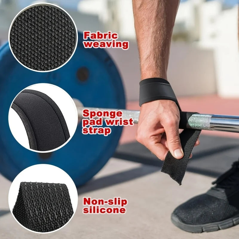 Straps de Levantamiento Antideslizantes para Gimnasio – Pack de 2
